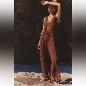 FP Movement by Free People Chocolate Breezy One Piece Sz-S